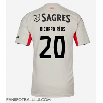 Benfica Richard Rios #20 Tricou Fotbal Replică 2025-26 Barbati Deplasare